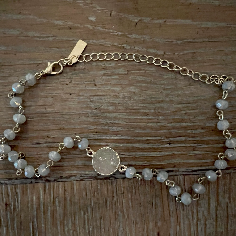 Druzy Beaded Necklace